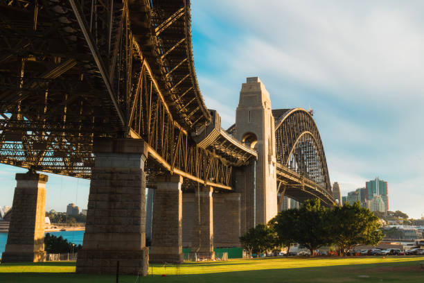 istock Sydney Harbour Bridge golden hour 928850370