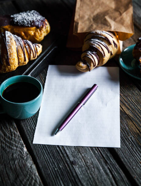 istock the croissant with coffee and notepad 928851094