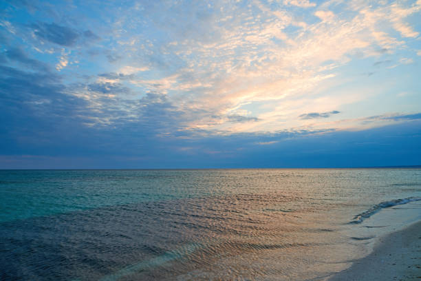 istock Coast of the sea at sunset. 928855740