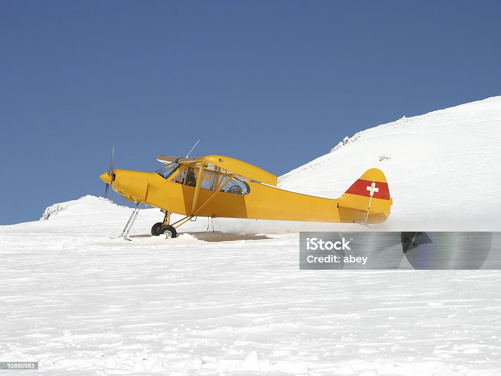 Gletscher Nehmen Sie an - Lizenzfrei Flugzeug steuern Stock-Foto