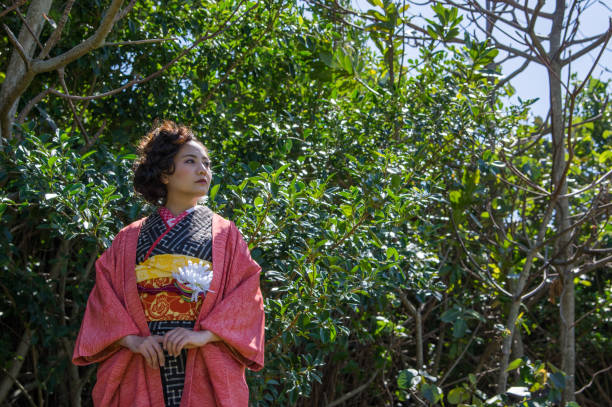 istock Japanese kimono women 928855854