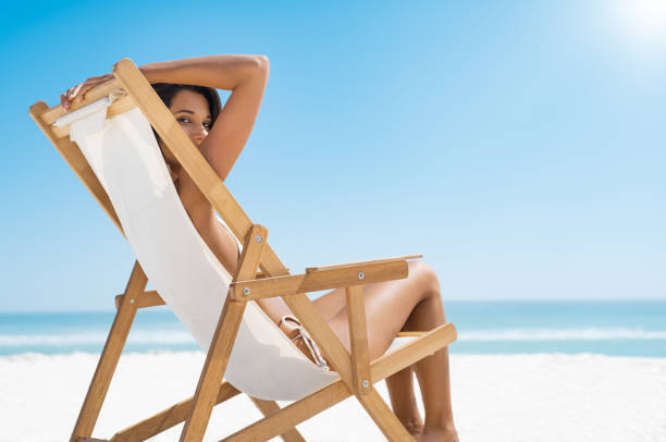 istock Beautiful girl summer relax 928866646