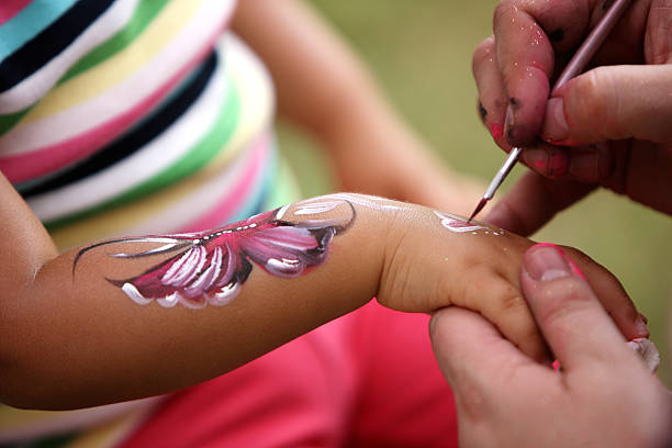 istock Bodypainting at the party. 92887587