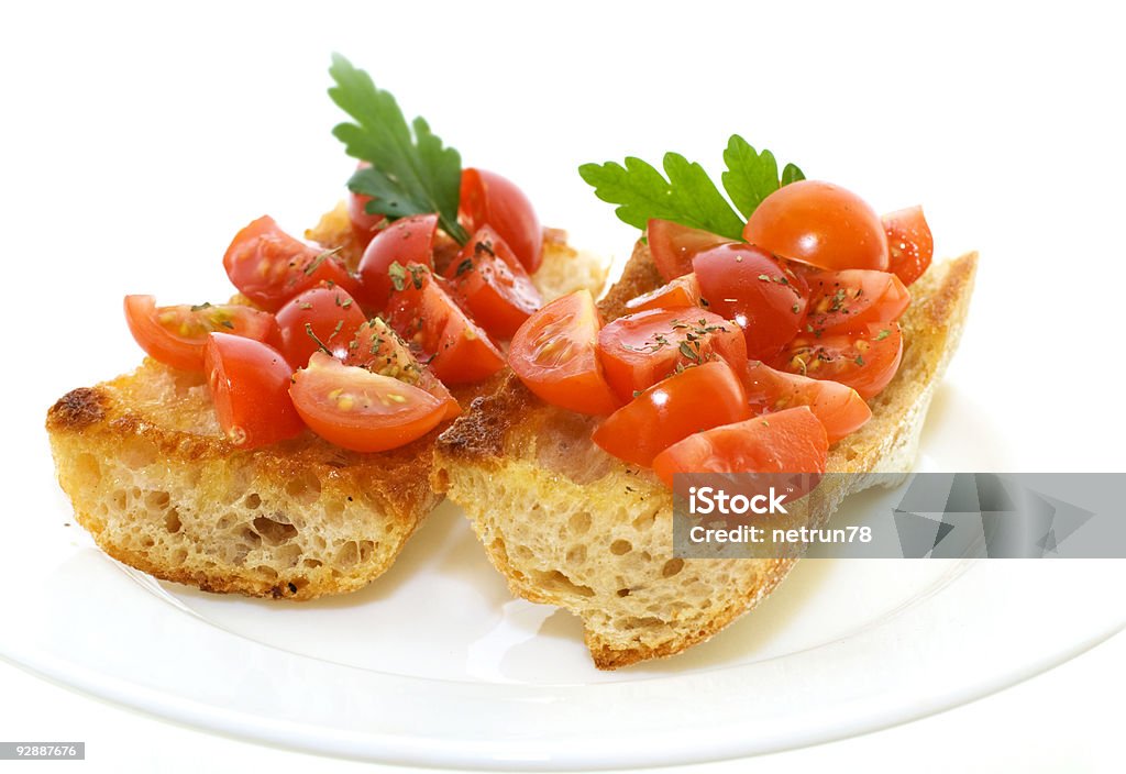 Bruschette - Foto stock royalty-free di Alimentazione sana