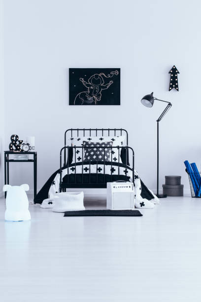 istock Bedroom for little astronaut 928898226