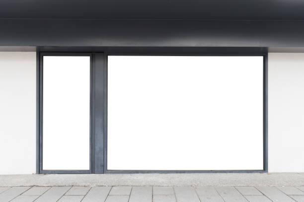 istock Shop Boutique Store Front with Big Window and Place for Name 928899012