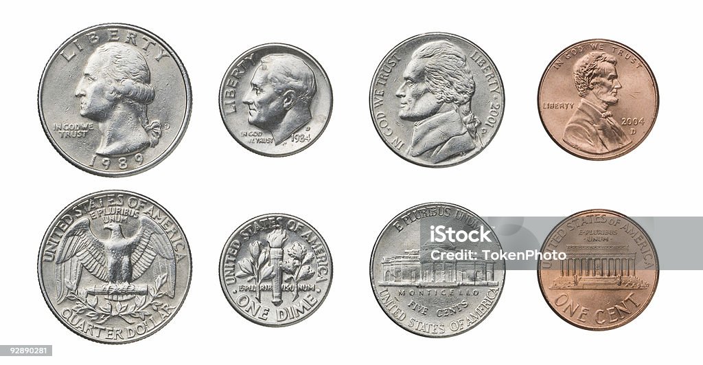 US Coins  Coin Stock Photo
