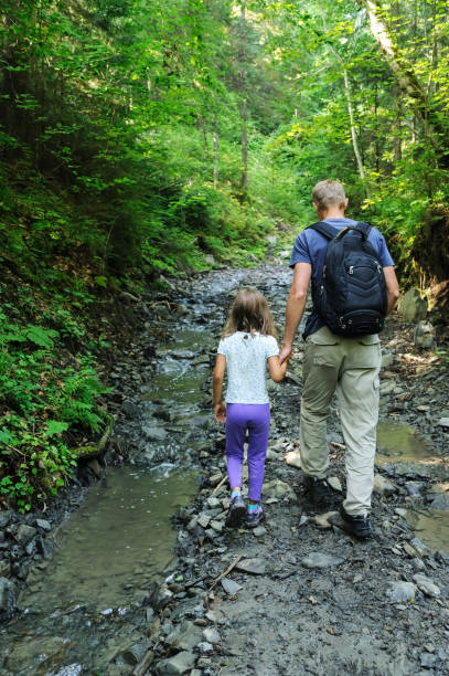 istock A man and a girl are walking. 928905710