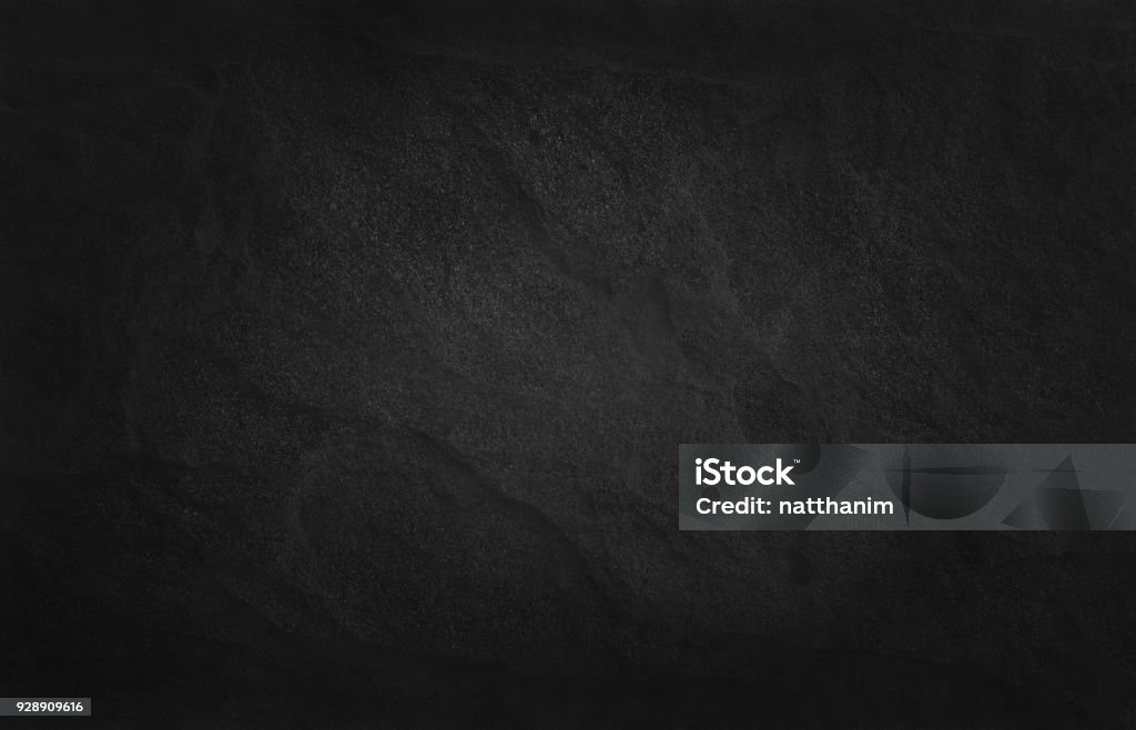 Dark grey black slate texture in natural pattern with high resolution for background and design art work. Black stone wall. Black Color Stock Photo