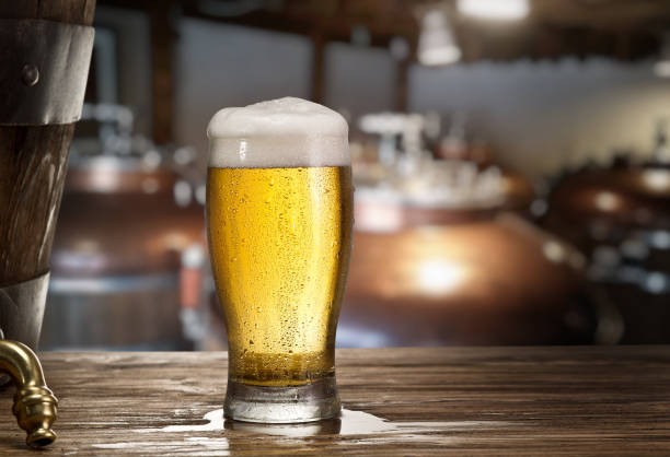 istock Frosty glass of light beer. 928910510