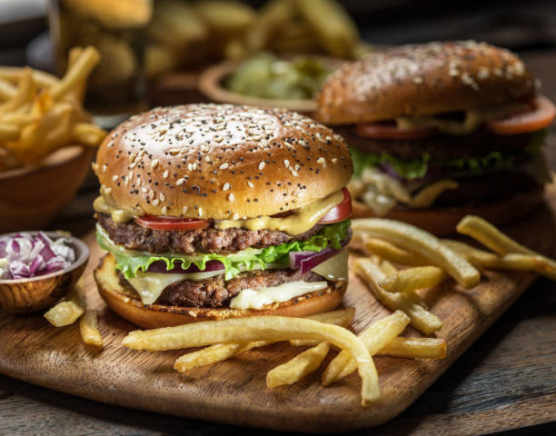istock Hamburgers and French fries. 928913708