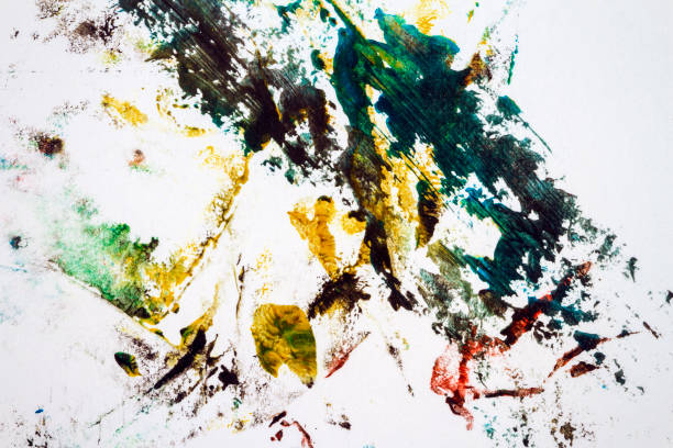 istock Abstract colorful hand painted background 928914252