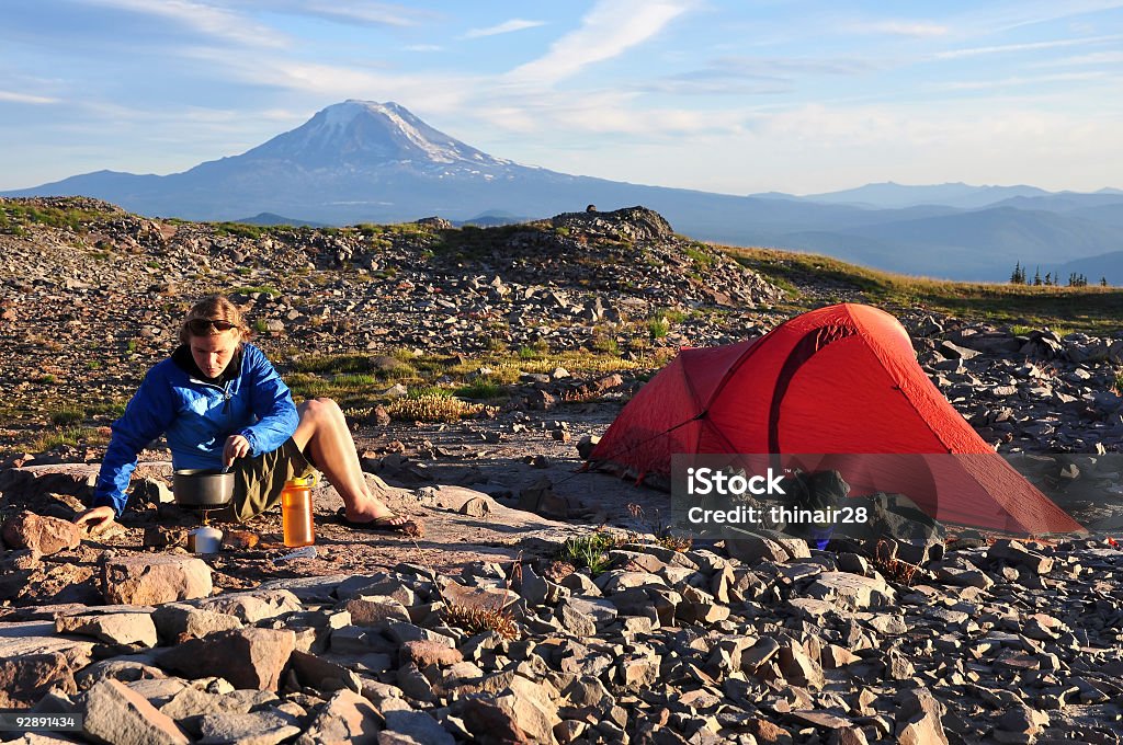 Küche in camp - Lizenzfrei Abenteuer Stock-Foto