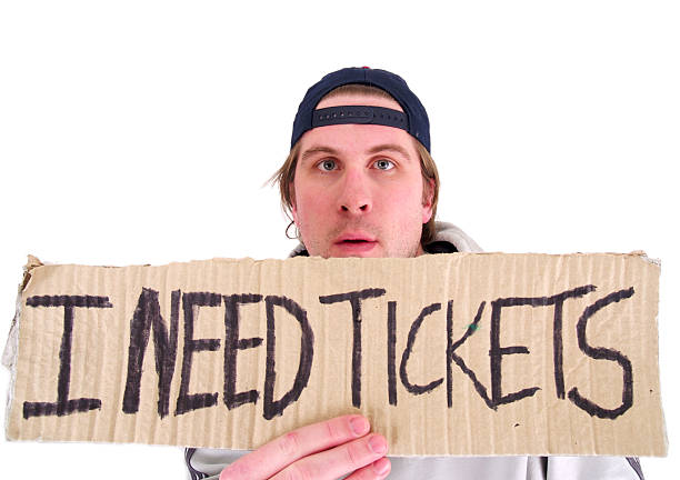 scalpeur - ticket scalper dependency sign photos et images de collection