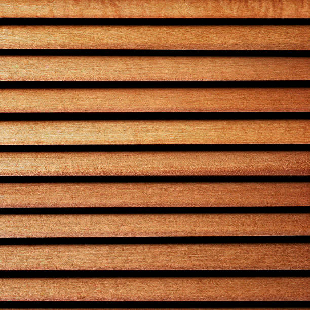 Wood blinds background stock photo