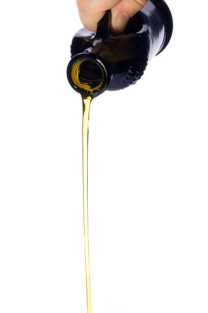 istock Olive poured out from the bottle 92892198