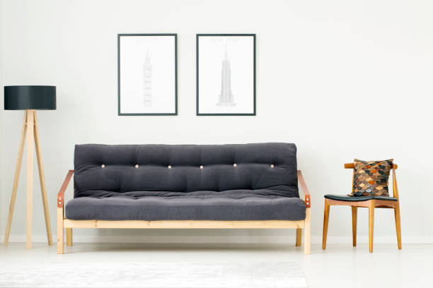 istock Leather cushion on vintage chair 928922990