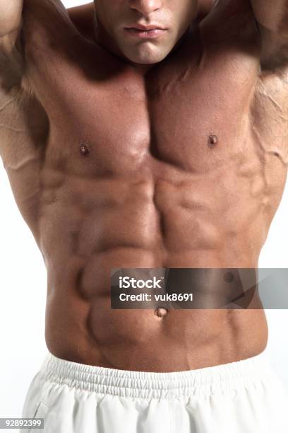 Six Pack Stockfoto und mehr Bilder von Bauchmuskeln - Bauchmuskeln, Brustbereich, Brustmuskulatur
