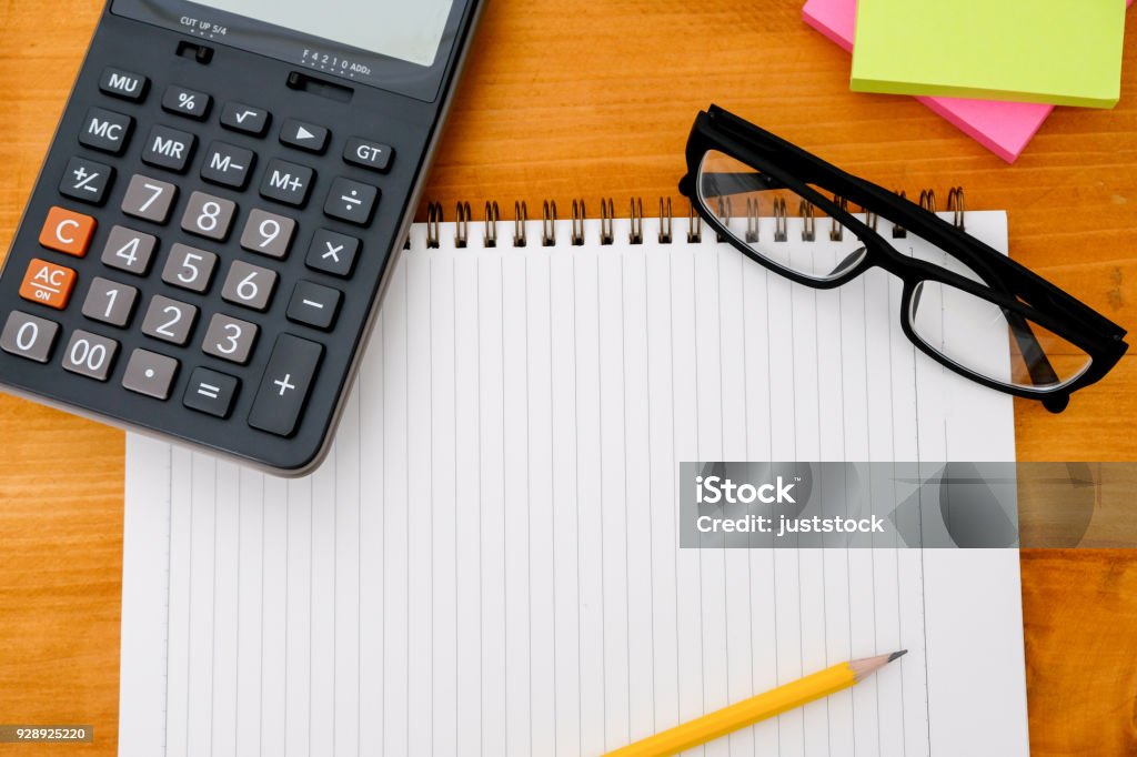 Homework Paper Top View Book Top View Homework School Notebook Ready For Adding Text Or Mockup ...