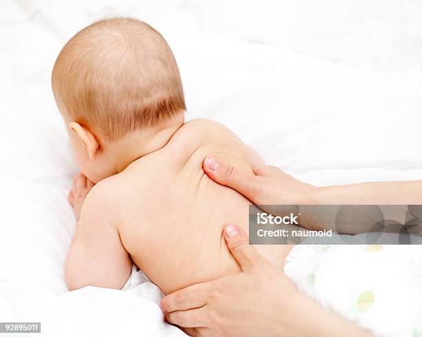 Back Massage Stock Photo - Download Image Now - Adult, Baby - Human Age, Back