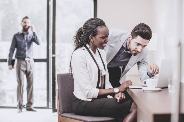 istock Business People Working at a Hotel Room 928951450