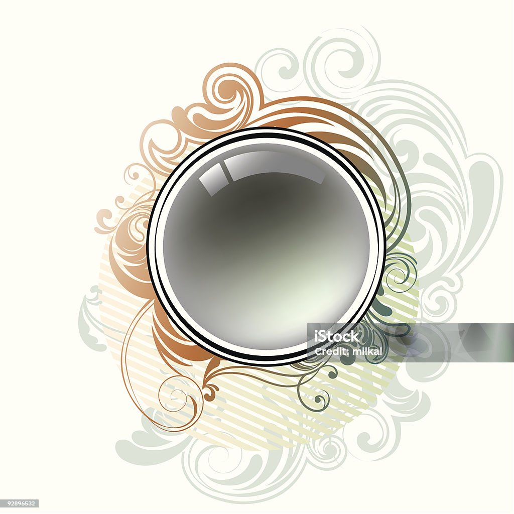 design Vintage circle - Vetor de Abstrato royalty-free