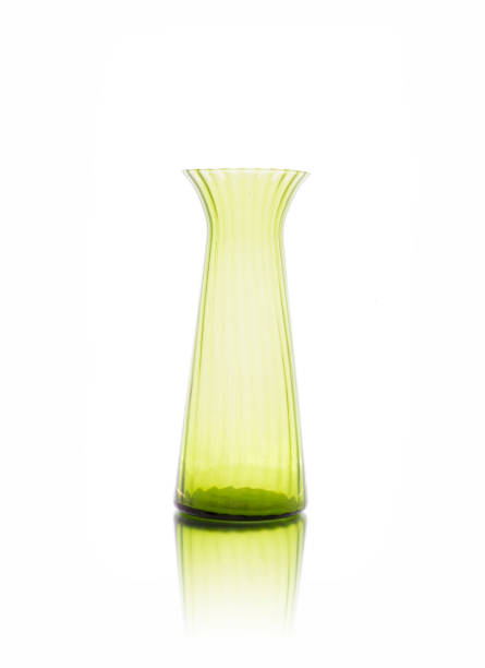 istock Antique glass vase isolated on white background 928968576