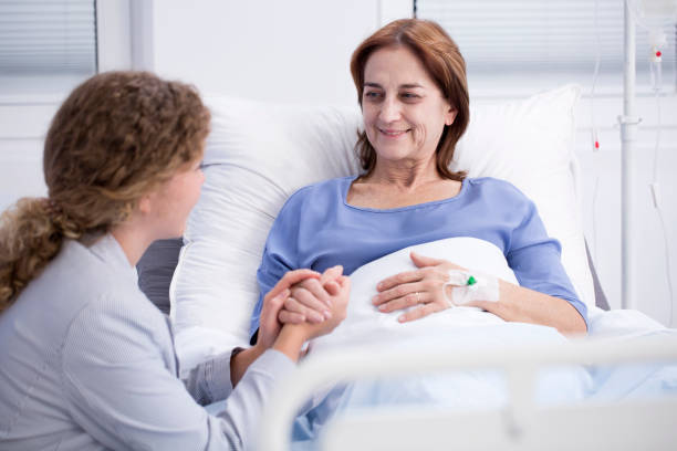 istock Elderly woman and caring daughter 928968772