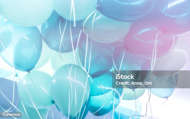 Party Background Stock Photo - Download Image Now - Backgrounds, Balloon, Birthday