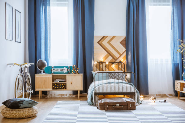 istock Cozy teenager's bedroom interior 929002526