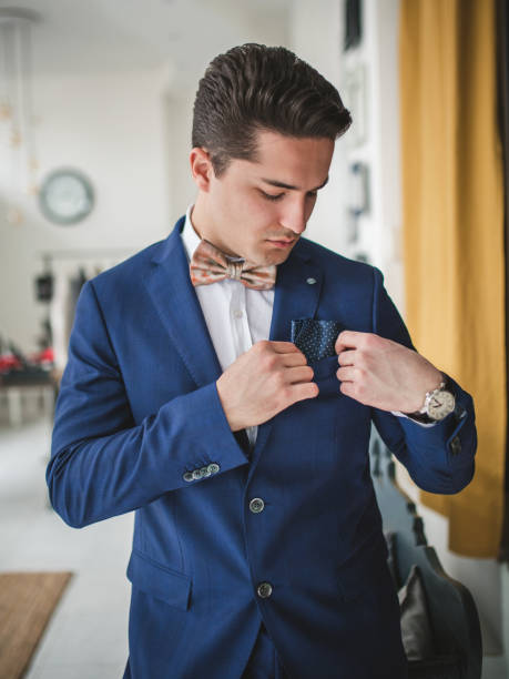 Close up of well dressed man