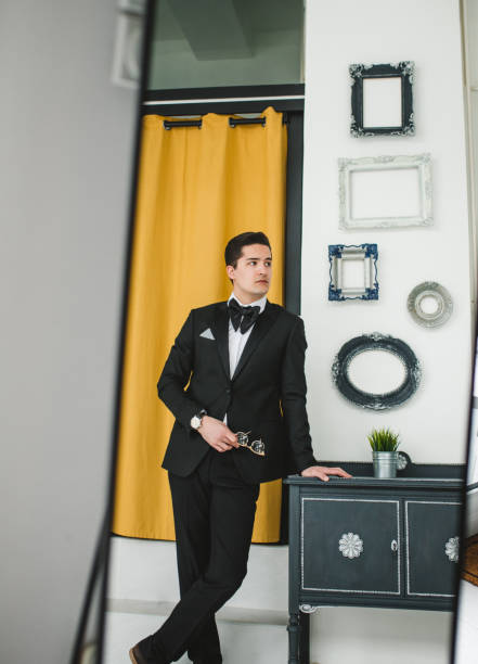 istock Close up of well dressed man 929003206