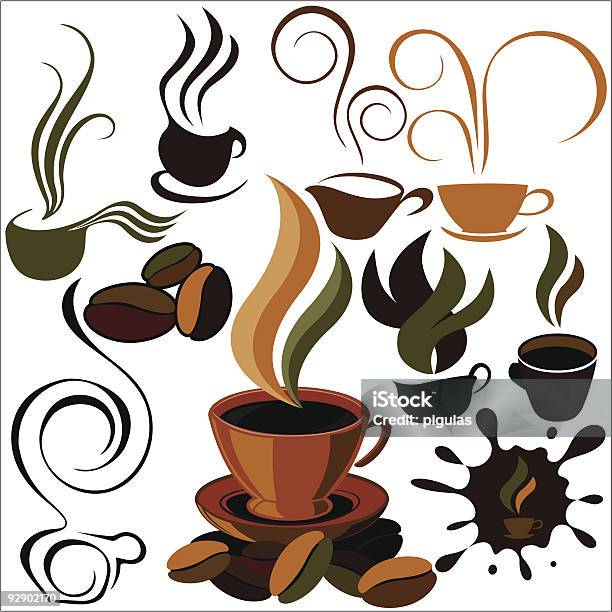 Кафе Меню — стоковая векторная графика и другие изображения на тему Запачканный - Запачканный, Шоколад, Абстрактный