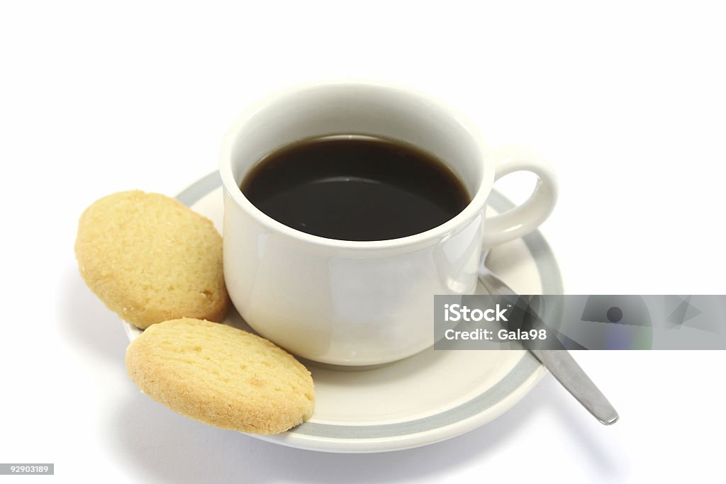 커피, 비스켓 - 로열티 프리 0명 스톡 사진