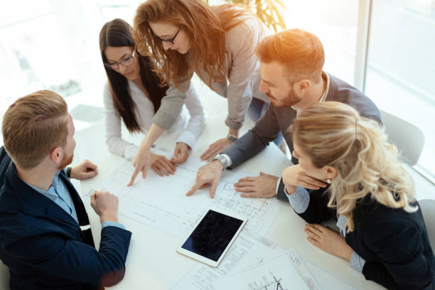 istock Business people conference in modern office 929037144