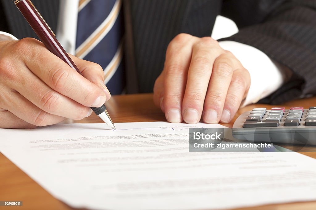 Firma de contrato - Foto de stock de Acuerdo libre de derechos