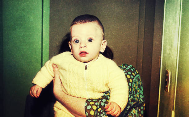 istock Vintage baby boy 929052216