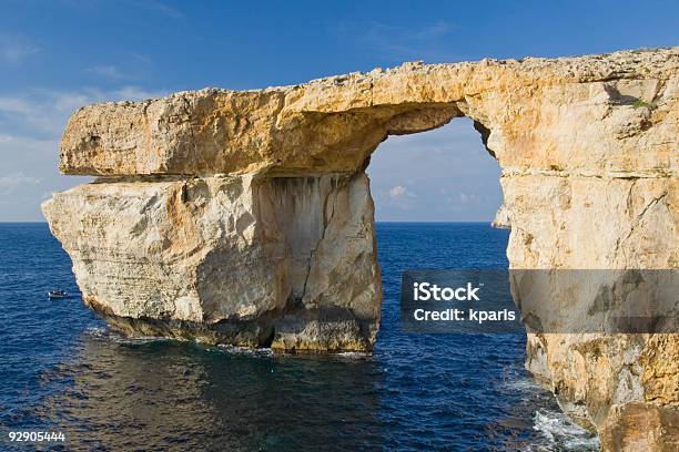 Azure Window Dwejra Gozo Stock Photo - Download Image Now - Awe, Azure Window - Malta, Beach