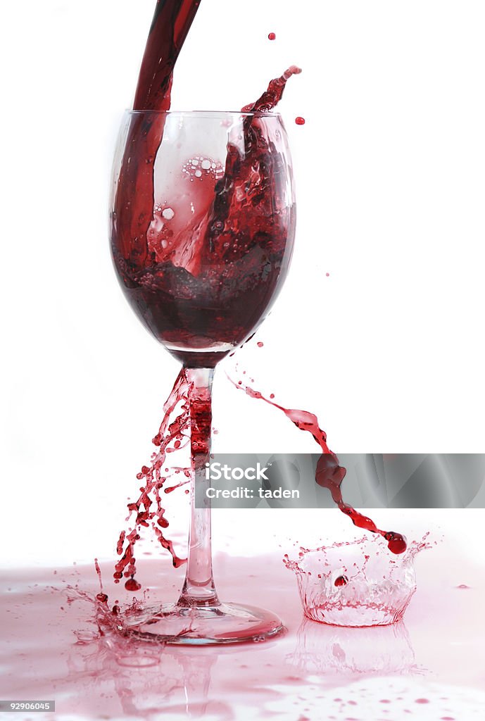 Vinho tinto - Foto de stock de Transbordar royalty-free