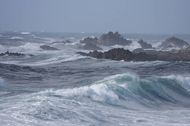 wild ocean stock photo