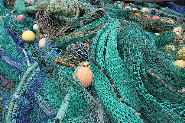 fishing net stock photo