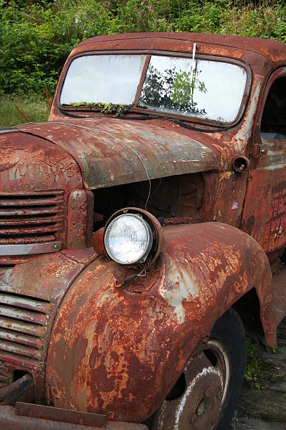 vintage car stock photo