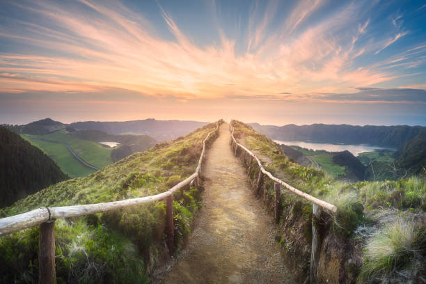 istock Mountain landscape Ponta Delgada island, Azores 929063976