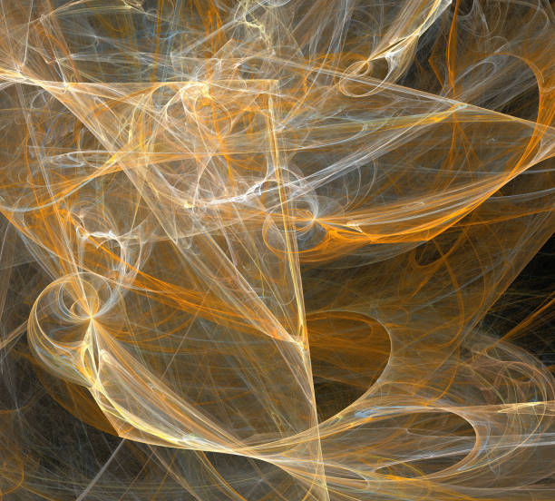 istock image of one Digital Fractal on Black Color 929067558