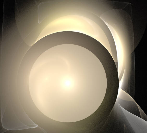 istock image of one Digital Fractal on Black Color 929073012