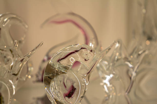 Glass-work in Murano island near Venice, Italy