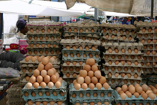 istock Fresh Eggs at a Farmer's Market 92909968