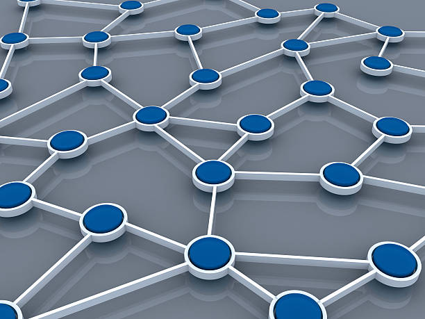 istock Abstract concept of network connection connected by dots 92910429