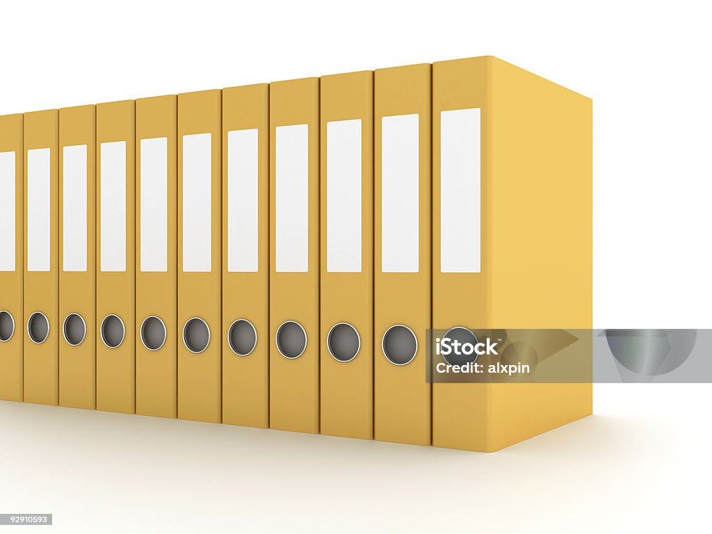 Row of Binders  Book Stock Photo