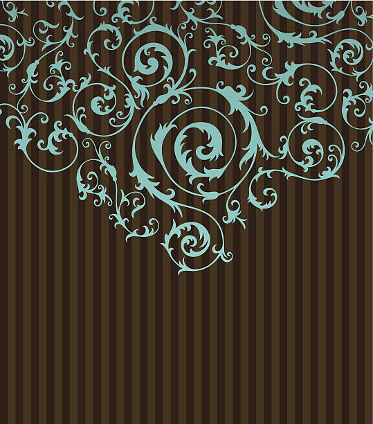 hintergrund mit dekoration 2 - floral pattern decor art backgrounds stock-grafiken, -clipart, -cartoons und -symbole